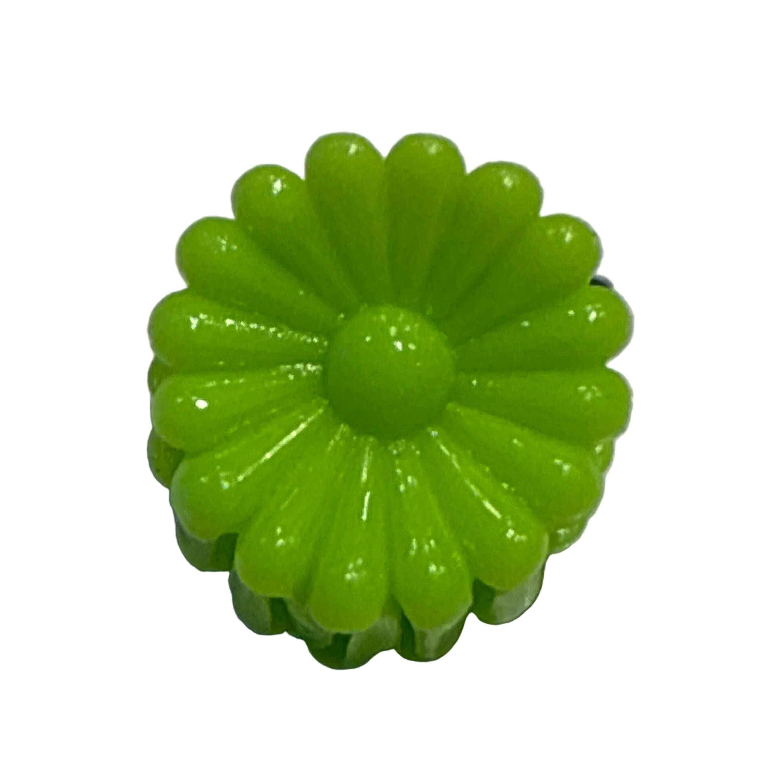 Chrysanthemum Mini Clips - Lime Green