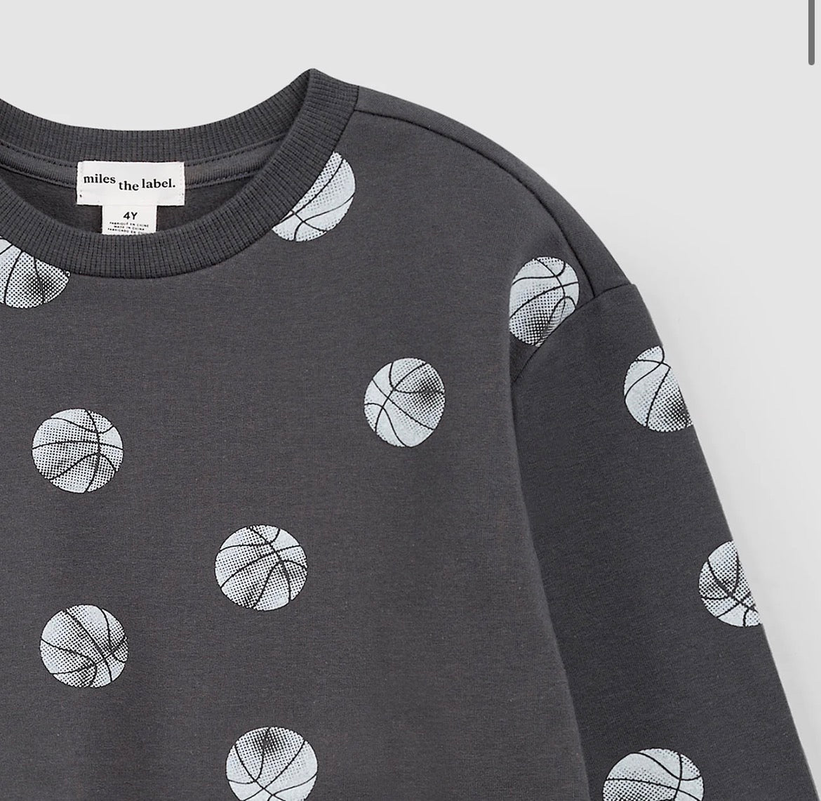 Miles The Label Knit Dot Sweatshirt