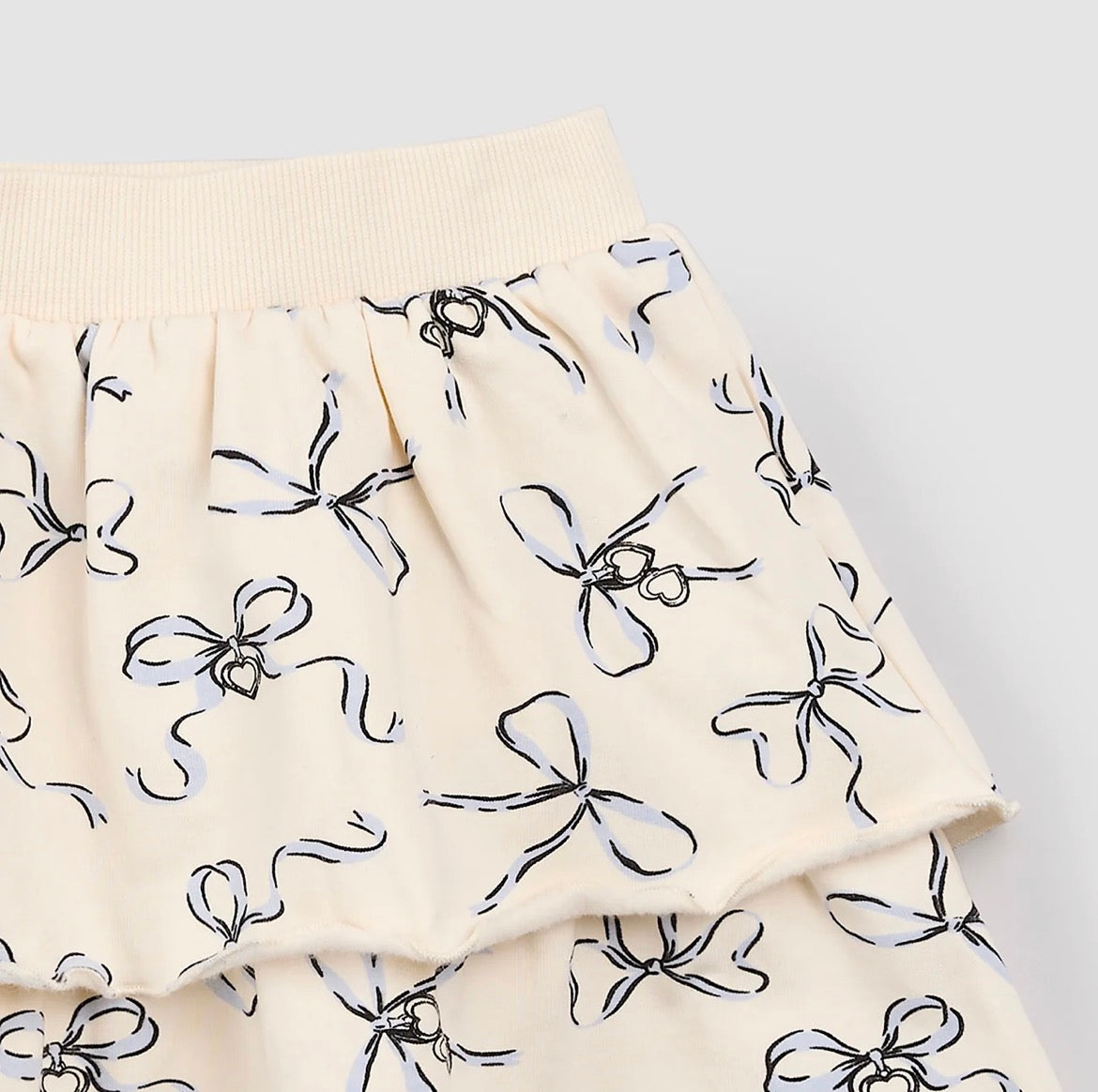 Miles The Label Bow Locket Sweatshirt & Skirt Set