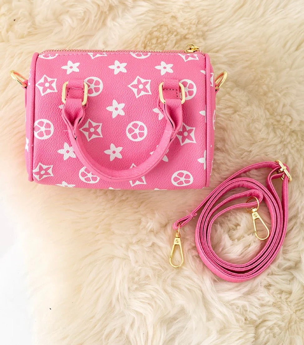 Kids Charm Online Pink Star Inspired Mini Duffle Purse
