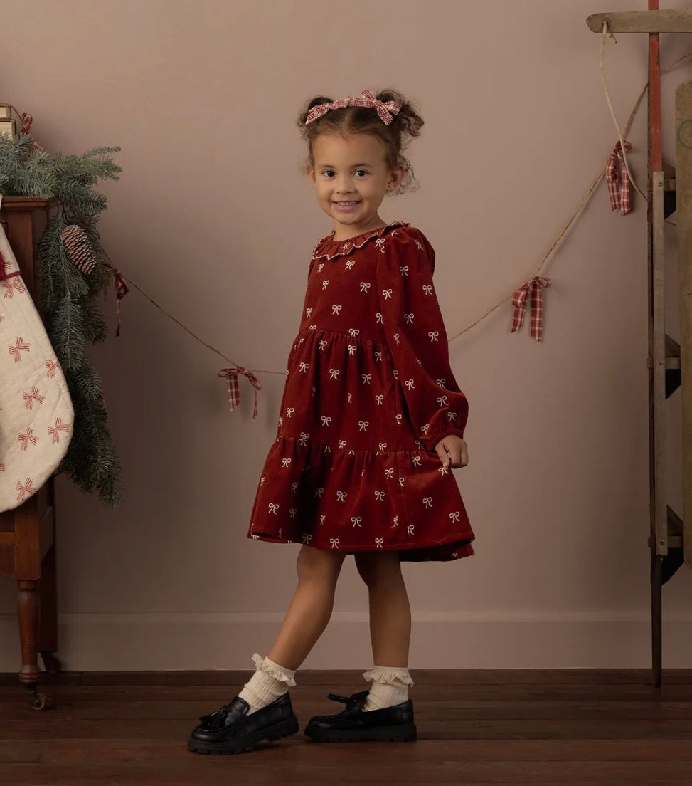 Model Wearing Rylee & Cru Fran Dress || Bows