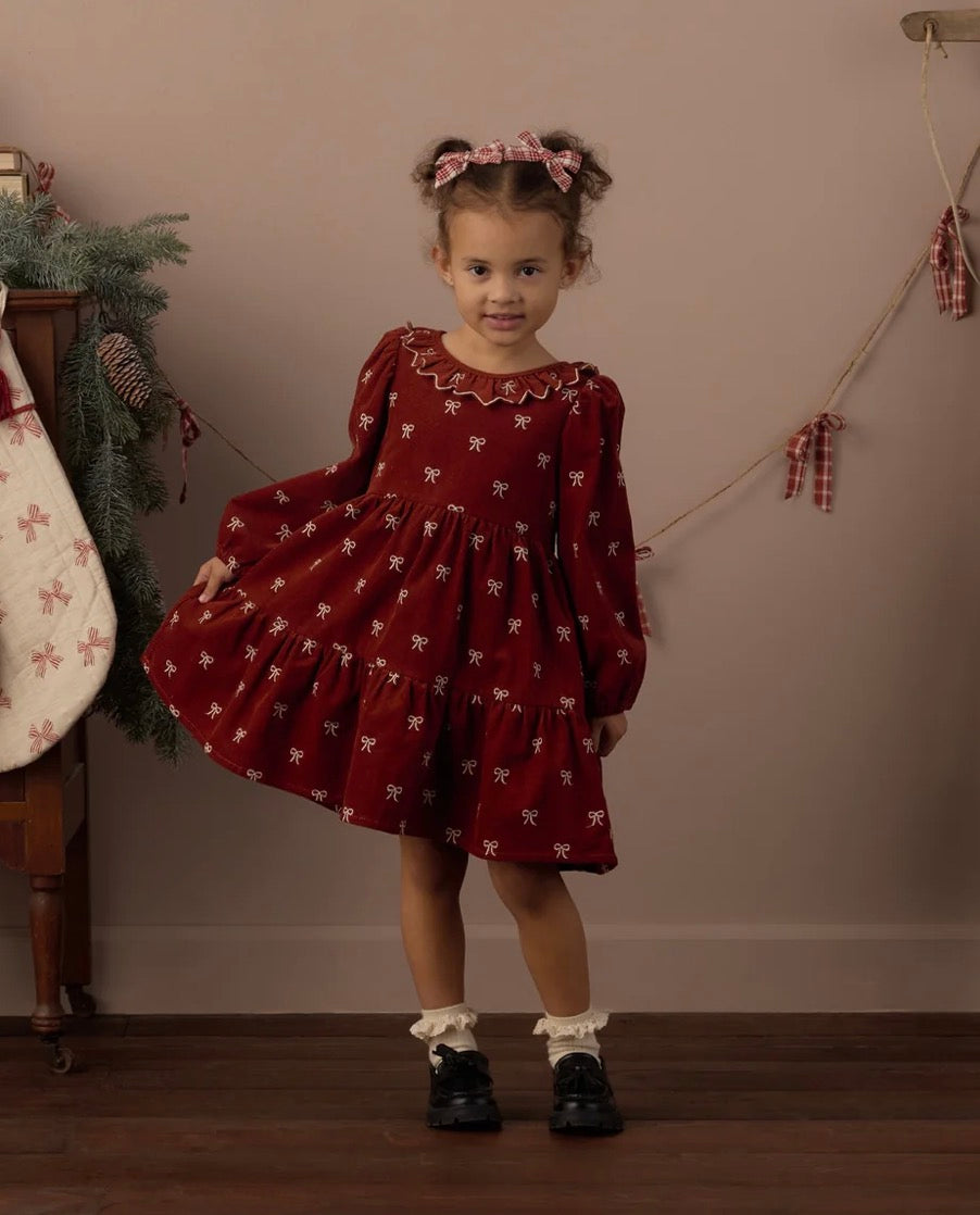 Model Wearing Rylee & Cru Fran Dress || Bows