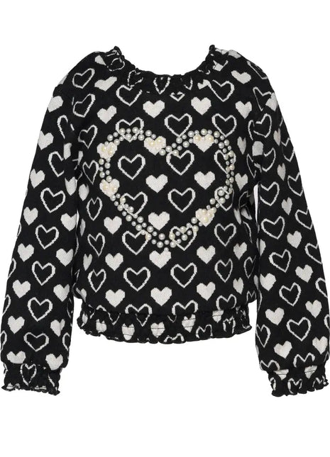 Heart Print Top