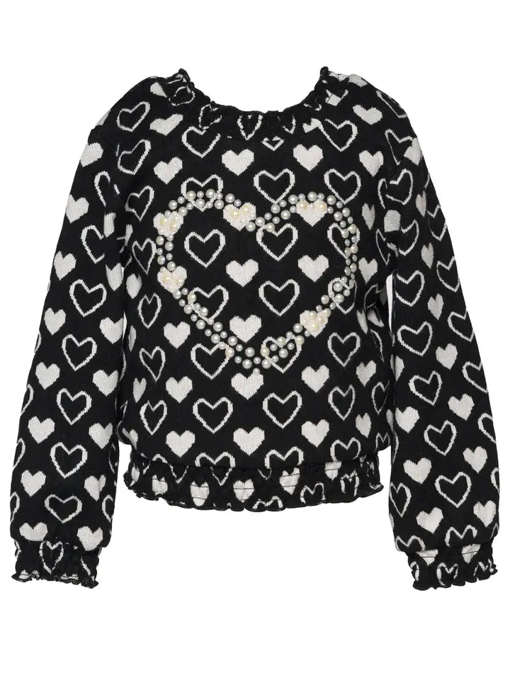 Heart Print Top