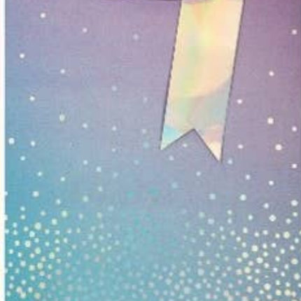Angels Craft Everyday Gift Bag - Pastel Ombre Color with Sliver Dot Ombre Purple