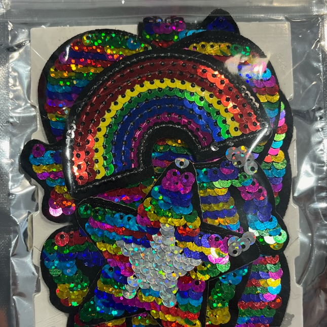 Rainbow Sequin Patch Pack