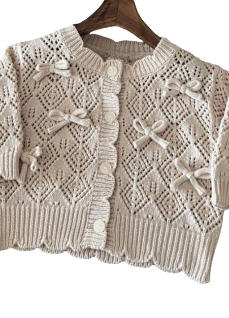 Annie & Charles® Bow Cardigan