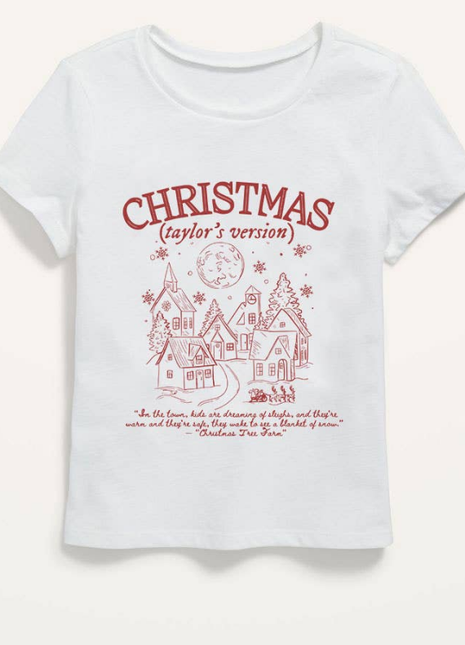 Space 46 Wholesale Kids Taylor's Version Christmas Graphic Tee