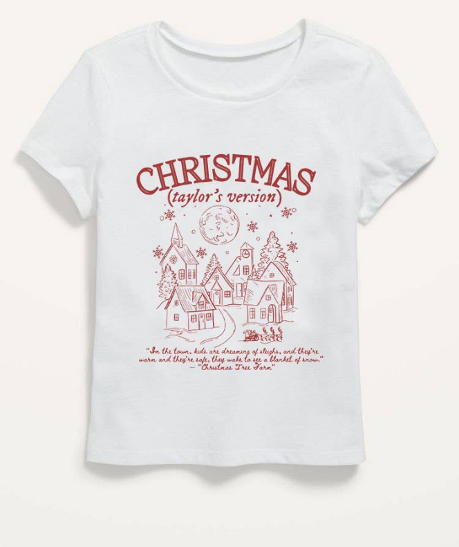 Space 46 Wholesale Kids Taylor's Version Christmas Graphic Tee