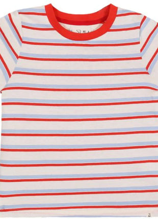 Me & Henry Marine Tee - Red/Blue/Cream