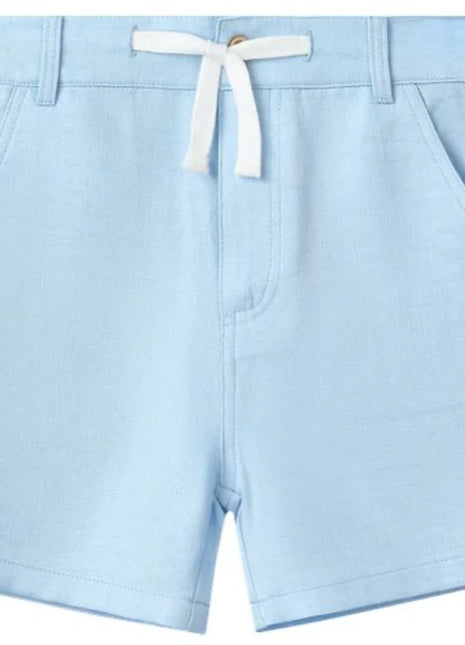 Me & Henry Crew Woven Pale Chambray Shorts