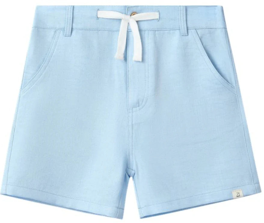 Me & Henry Crew Woven Pale Chambray Shorts