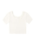 Scallop Tee || Natural