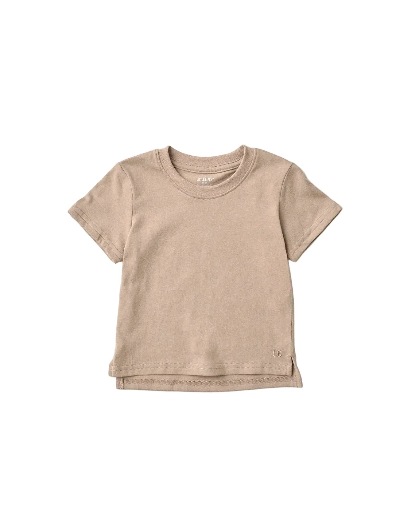 Little Bipsy Elevated Tee - Driftwood