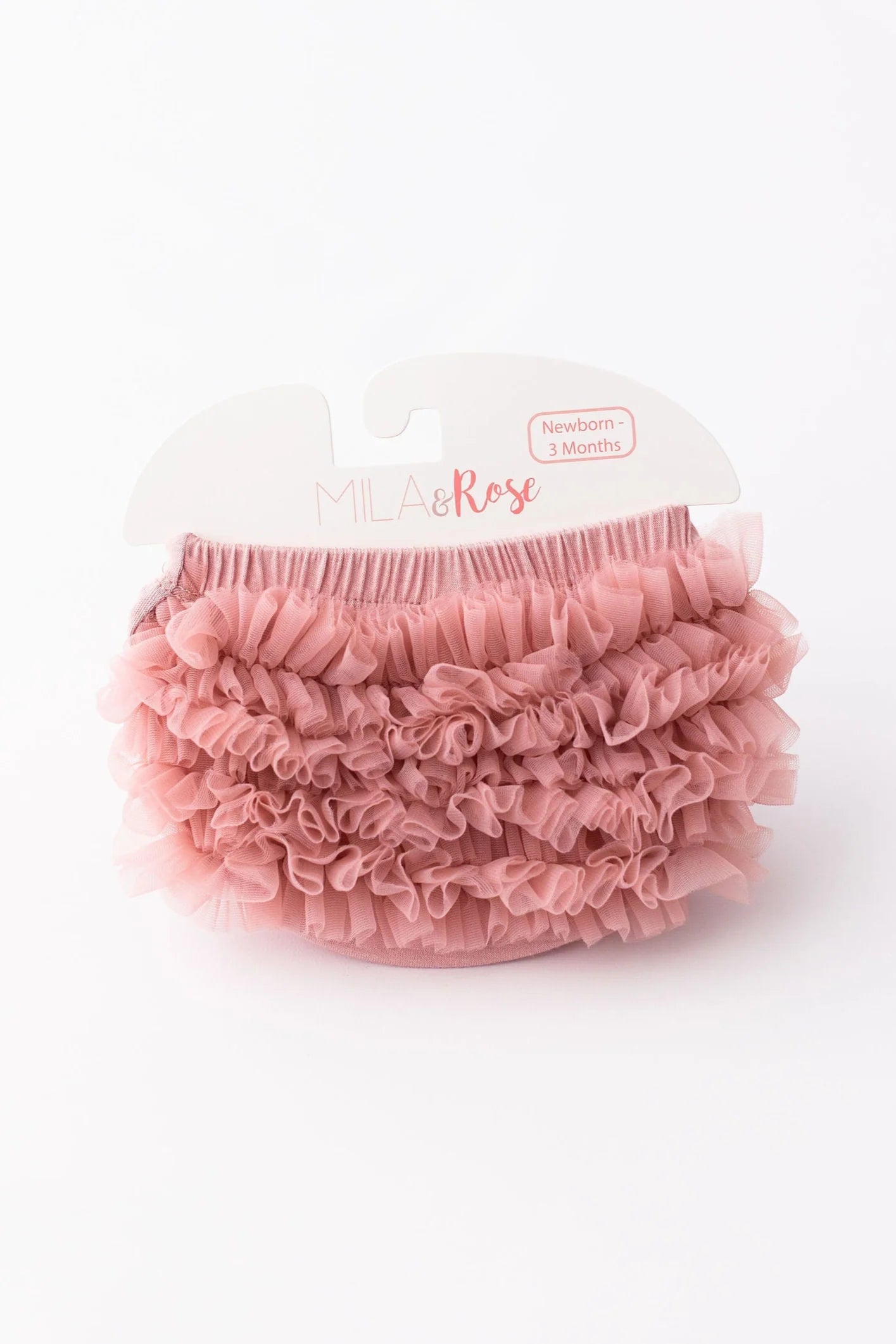 Mila & Rose Vintage Pink Ruffle Bum Bloomer
