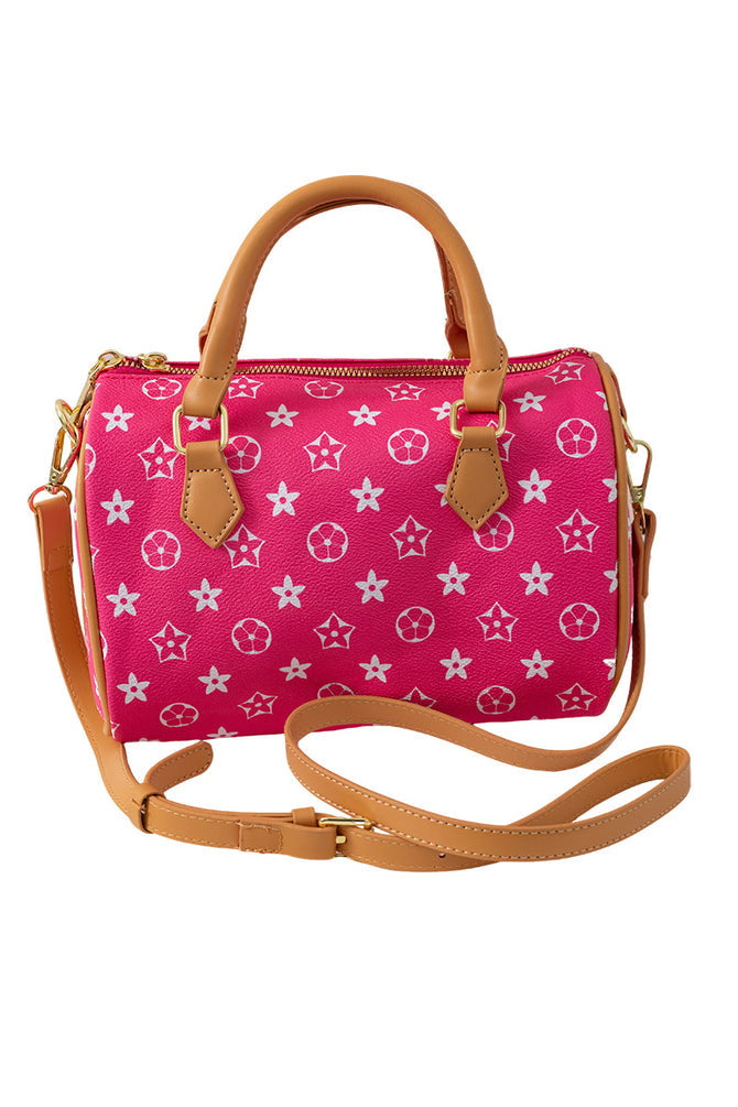 Kids Charm Online Hot pink Cylinder crossbody girls purse. BBG60014 S