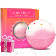 Two Sisters Spa Birthday Cake Bath Bomb For Kids (1 Pack)