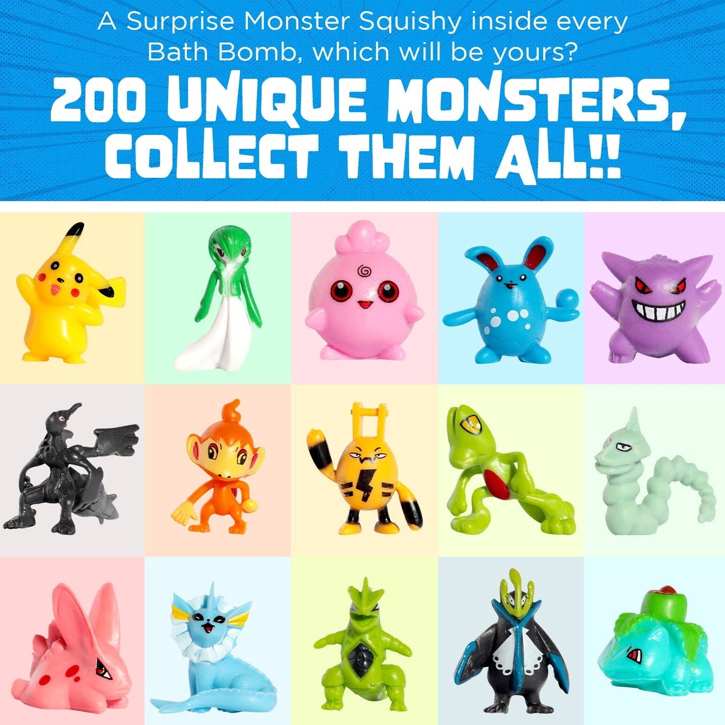 Two Sisters Spa Monster Bath Bombs Gift Set For Kids (6 Pack)