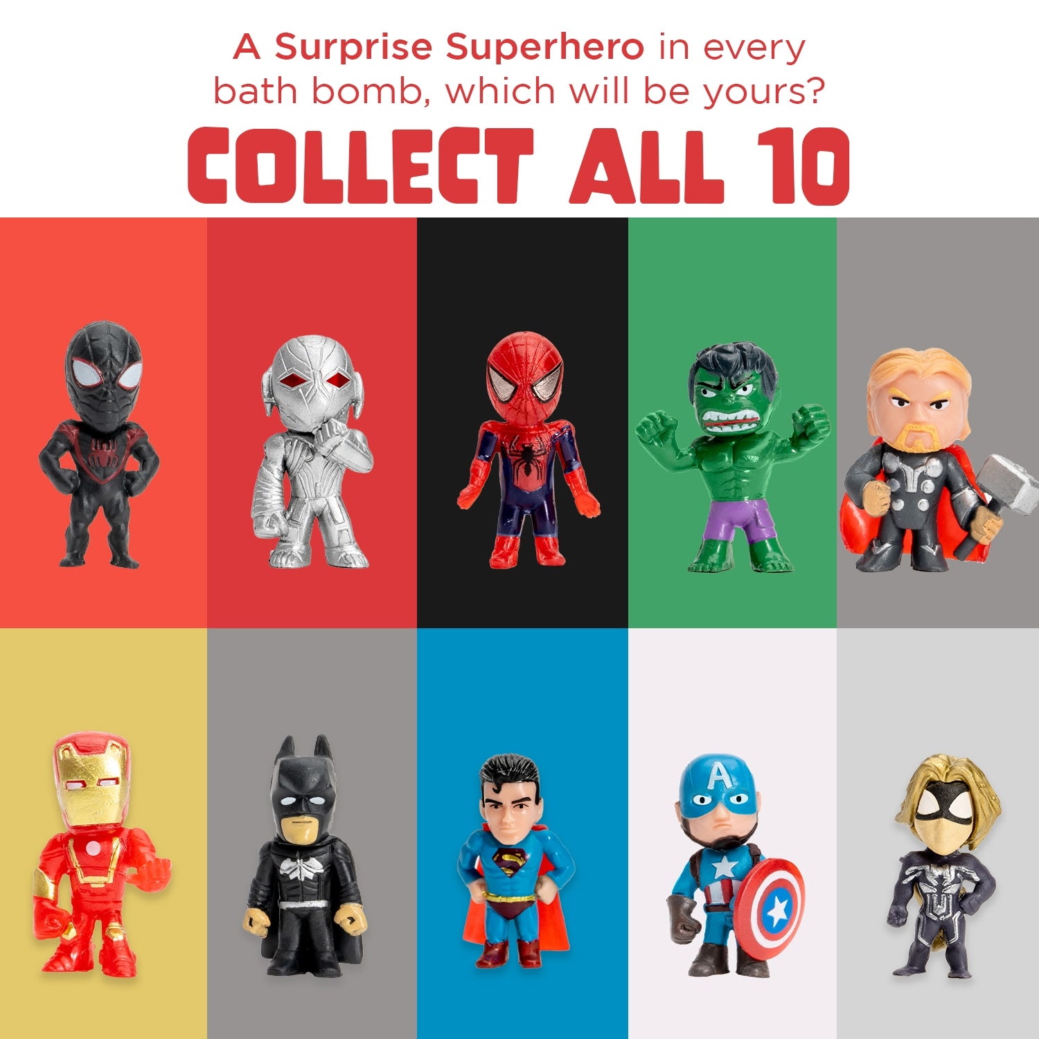 Two Sisters Spa Superhero Bath Bombs For Kids (12 Pack)