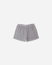 Rylee & Cru Pointelle Shorts || Navy Stripe