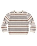 Jacques Sweater || Dusty Blue Stripe