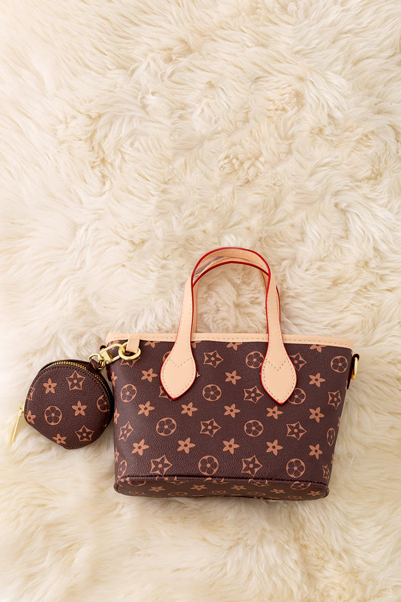 Kids Charm Online Dark Brown Inspired Tote Bag