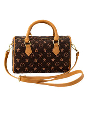 Kids Charm Online 9X4.75X7 inch chocolate brown girls duffle bag! BBG60121