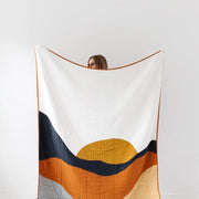 Large Sunset Throw Blanket