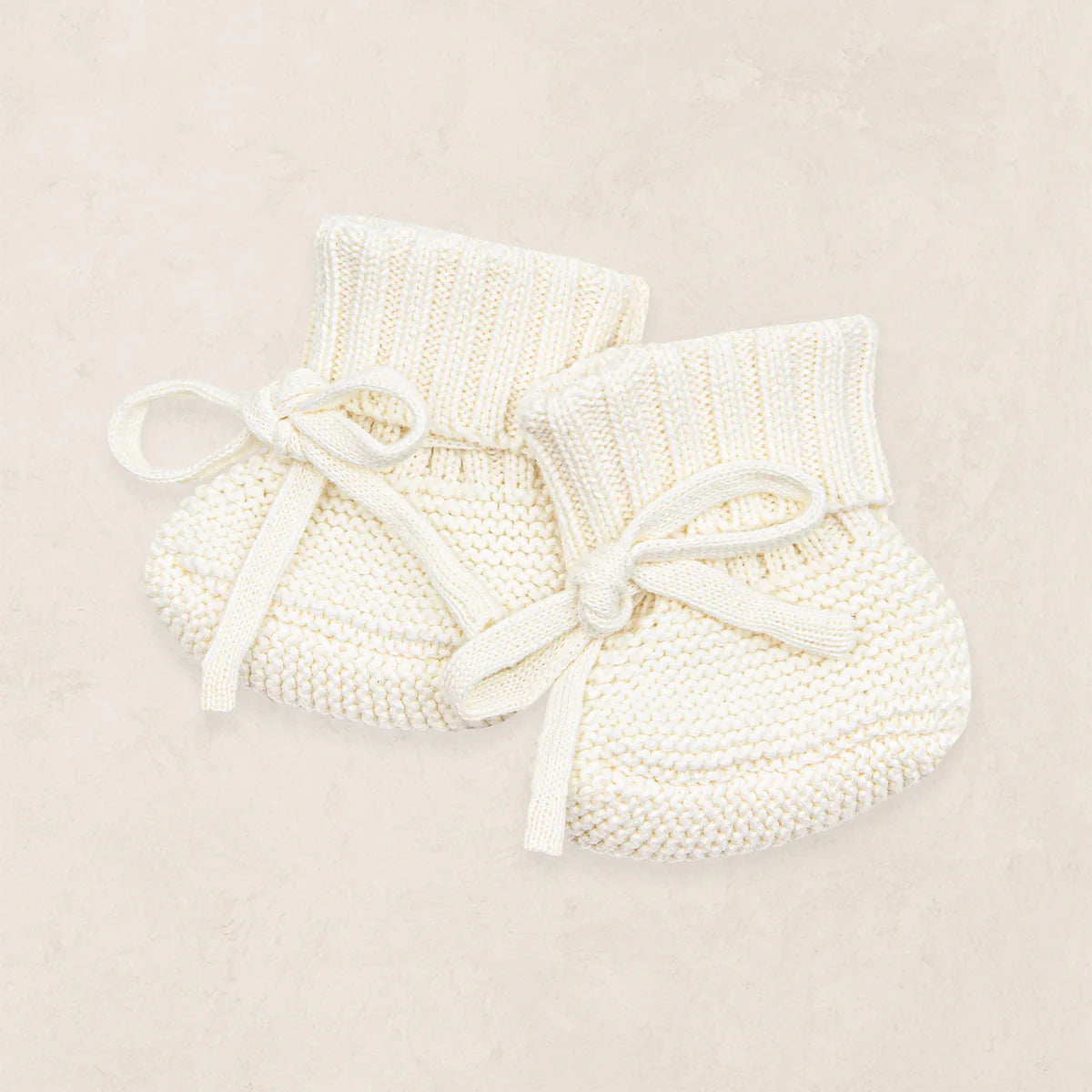 Lou Lou & Company Knit Booties - Ivory
