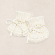 Lou Lou & Company Knit Booties - Ivory