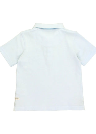 Light Blue Pique Polo