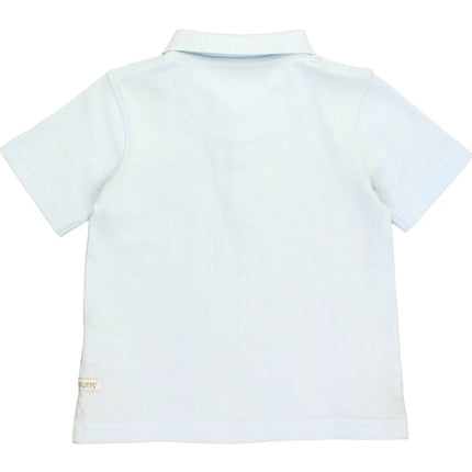 Light Blue Pique Polo