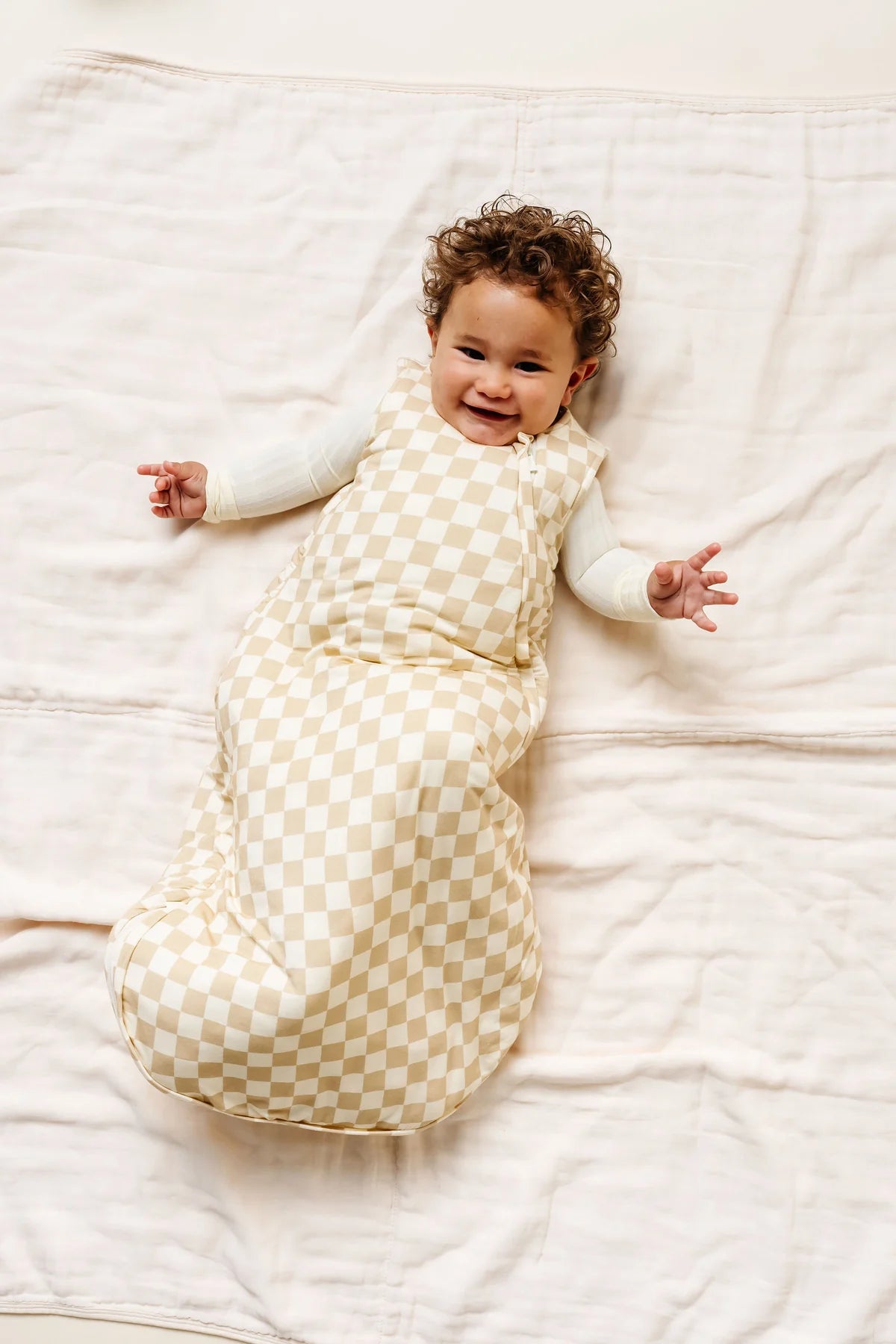 Model Wearing Lou Lou & Company Austin Sleep Sack