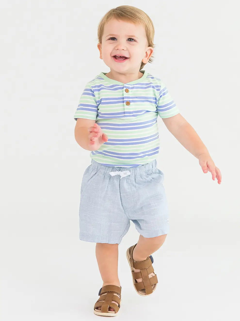 Windsurfer Blue Woven Pull-On Shorts