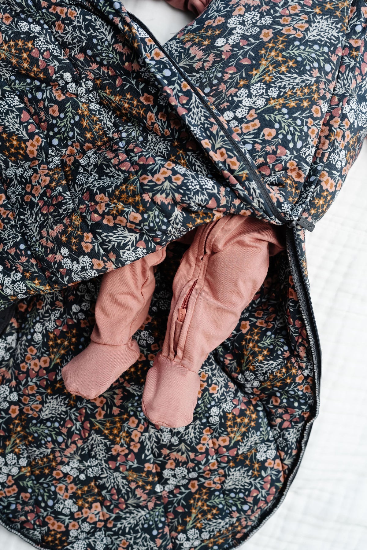 Model Wearing Lou Lou & Company Bea Sleep Sack