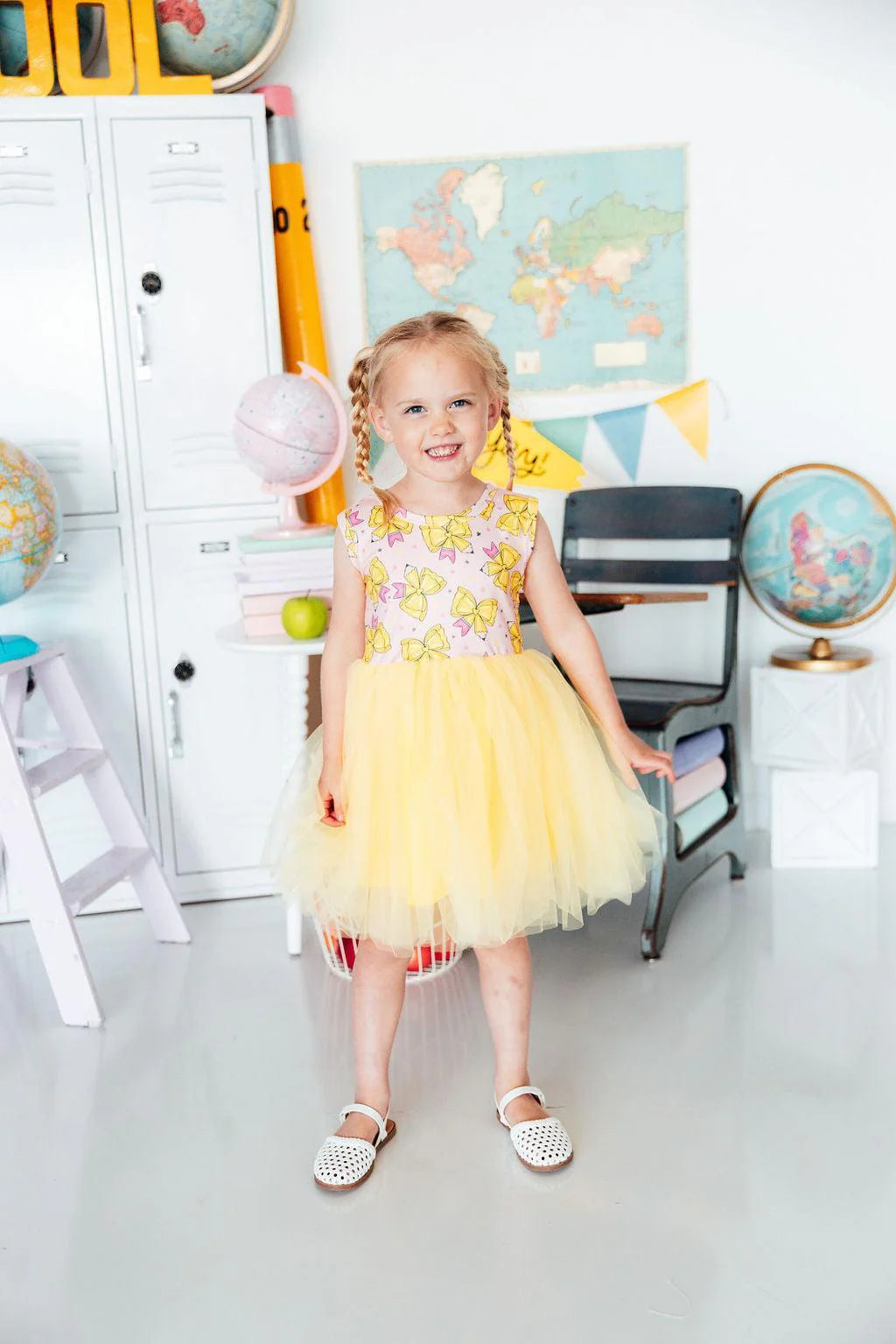 Model Wearing Mila & Rose Pencil Perfect Tank Tutu Dress