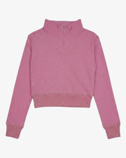 Appaman Vanna Half Zip Sweater - Dusty Pink
