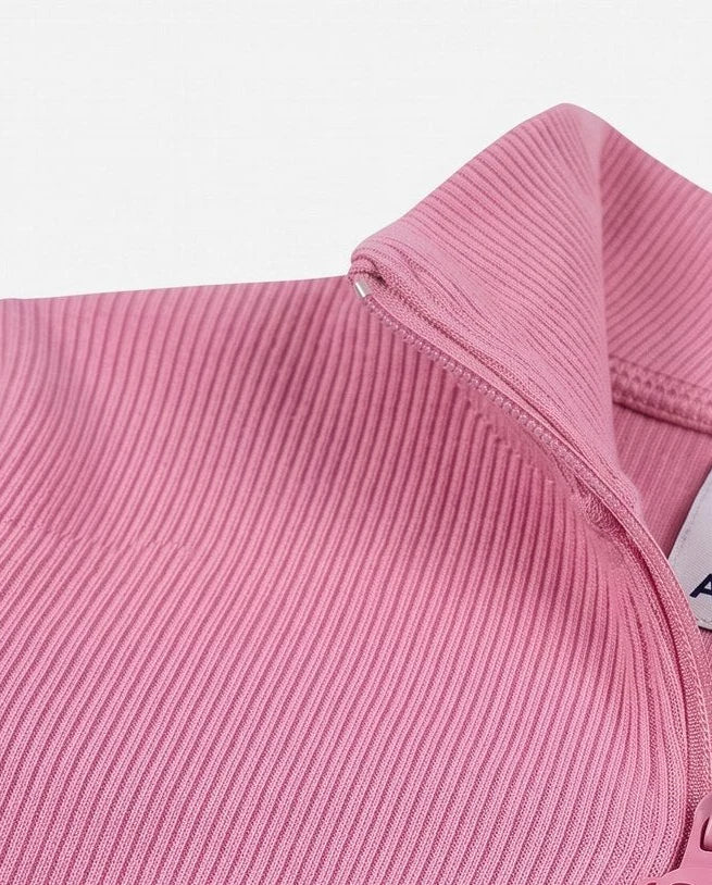 Appaman Vanna Half Zip Sweater - Dusty Pink