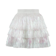Snow Shimmer Tinsel Skirt