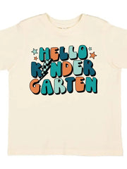 Sweet Wink Hello Kindergarten Short Sleeve T-Shirt - Natural