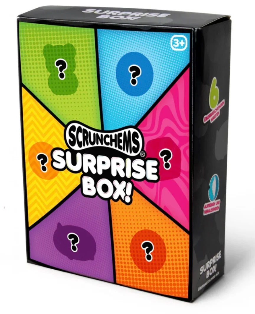 Showcase Scrunchems Surprise Box – 6 Compartment Sensory Squishy Toy | default - #43231
