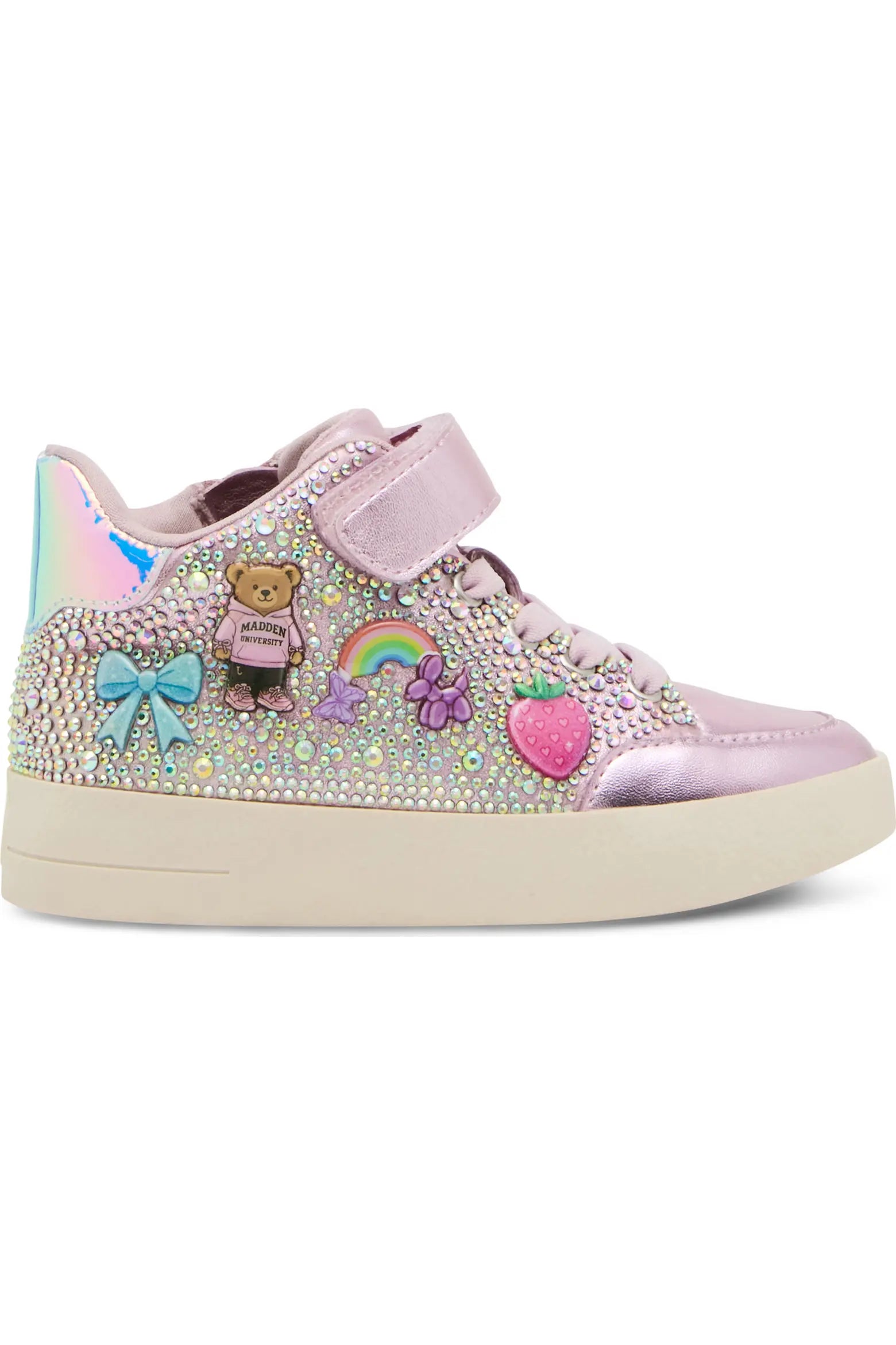 Steve Madden Toddler Girls' Tdelight High Top Sneaker