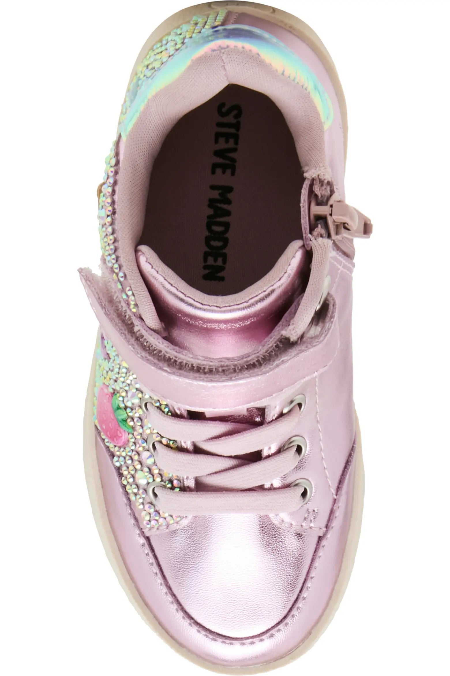 Steve Madden Toddler Girls' Tdelight High Top Sneaker