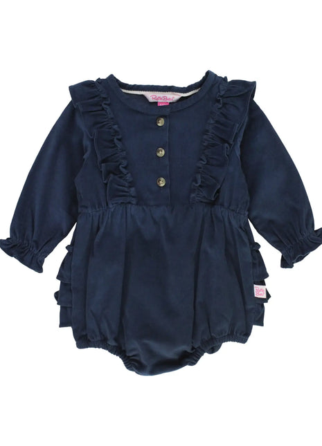 Corduroy Waterfall Bubble Romper