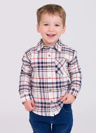 Harvest Plaid Long Sleeved Button Down