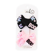 Sweet Wink Boo Bows Halloween Clip Set - Hair Bows - Kids Accessories