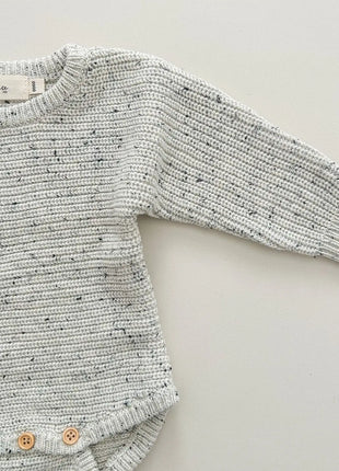 Classic Speckled Ribbed Romper
