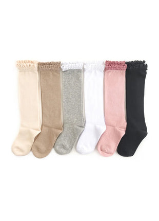 Lace Top Knee High Socks