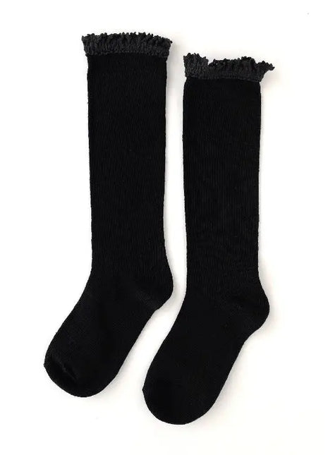 Lace Top Knee High Socks