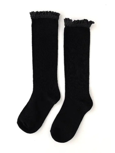 Lace Top Knee High Socks